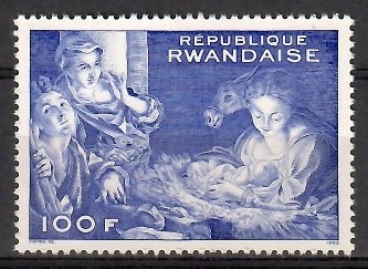 Rwanda 1969 Mi 350A Czyste **