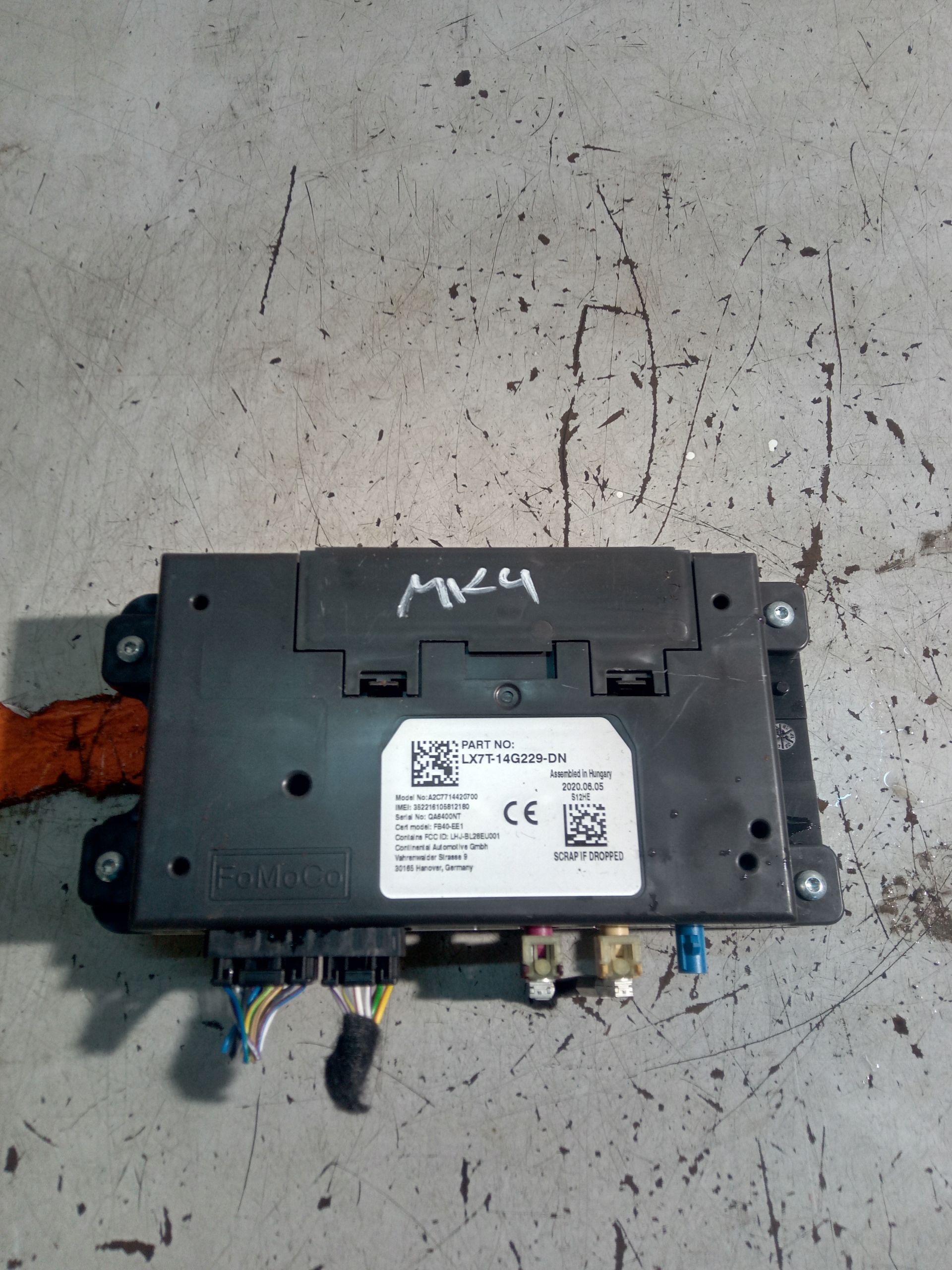 LX7T-14G229-DN - МОДУЛЬ ІНТЕРФЕЙСУ BLUETOOTH FORD FOCUS MK4