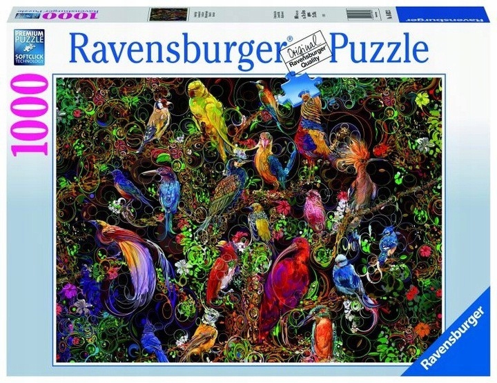 

Ravensburger Puzzle 1000 El Sztuka Ptaków