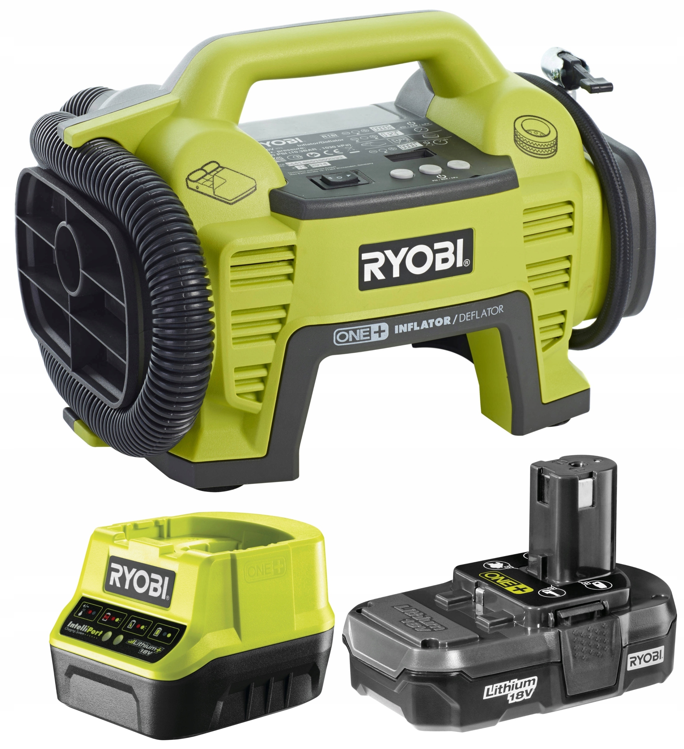 Pompka kompresor do pompowania RYOBI R18I-0 +1,3Ah