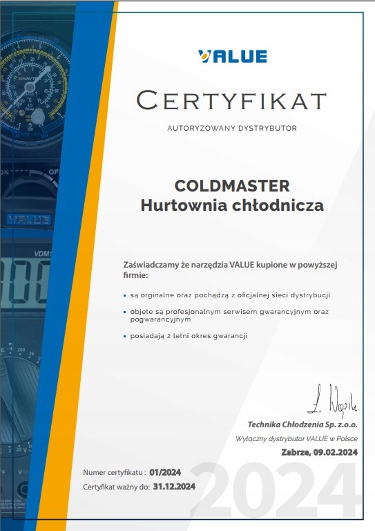 Pompa próżniowa VALUE V-I125-R32 70 L/MIN Marka inna