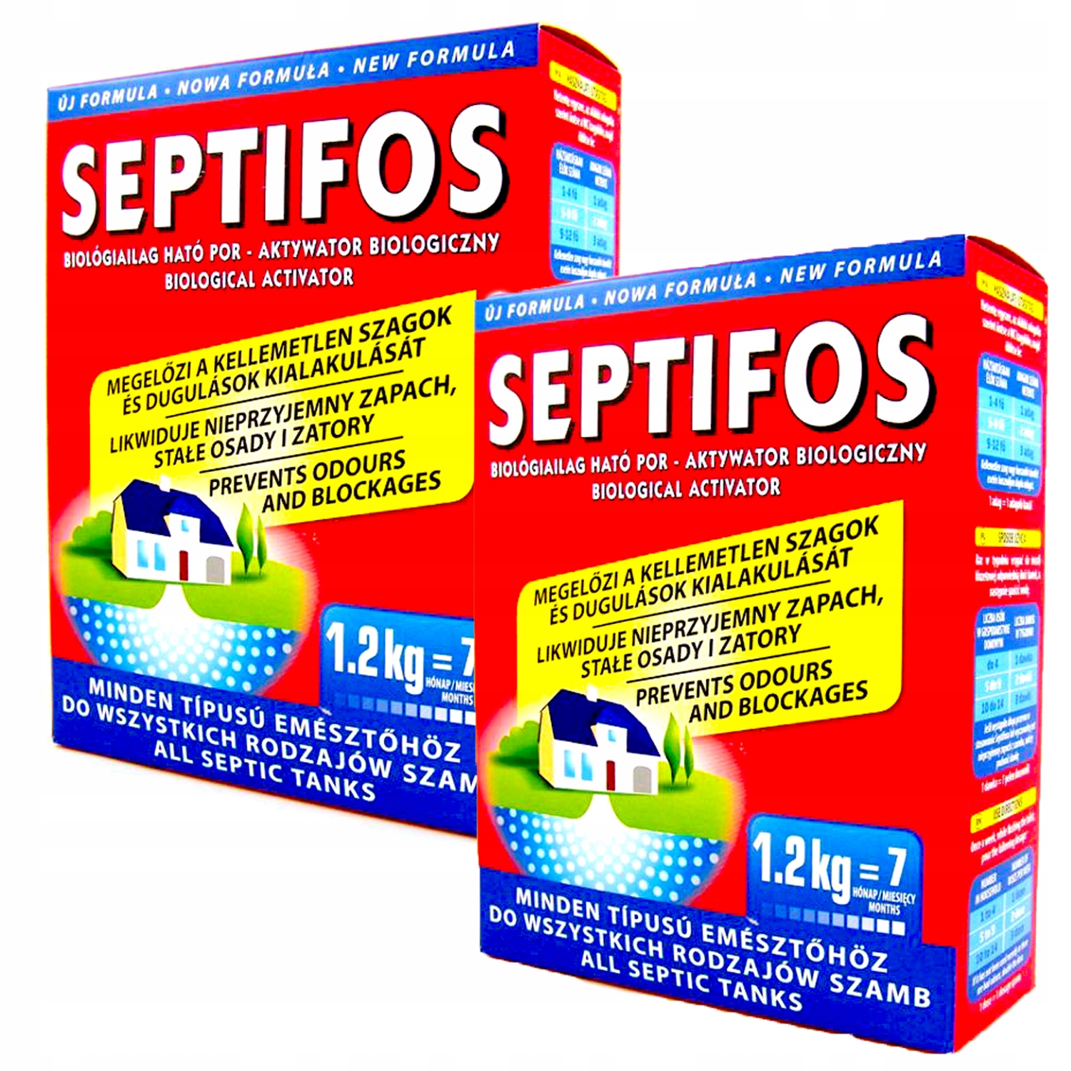 

Zestaw Septifos Preparat Bakterie 2 x 1,2 kg