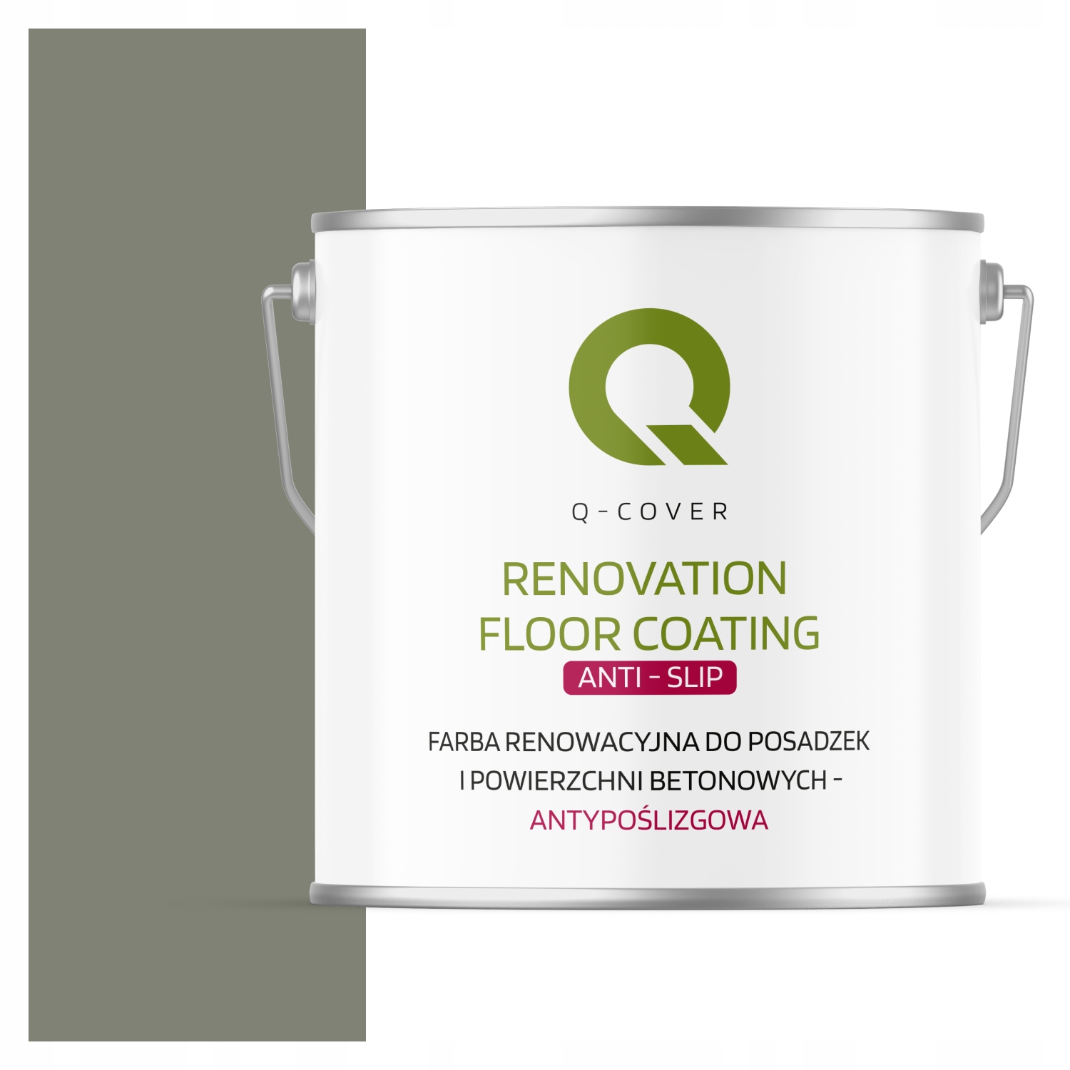 Renovačná Farba Na Podlahy Protišmyková Uv Cementová Šedá RAL7033 5 L