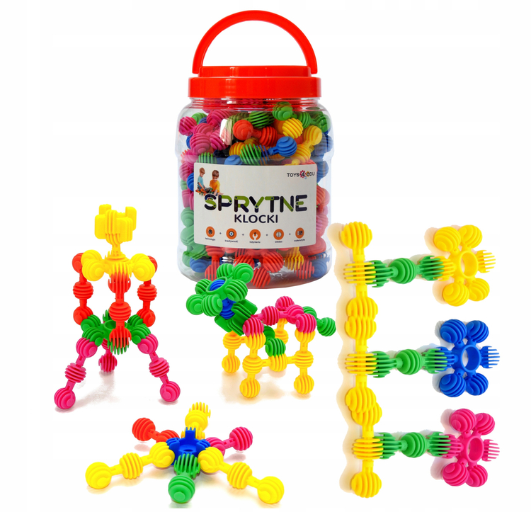 

Sprytne Klocki Konstrukcyjne Elastyczne 60 Elem.