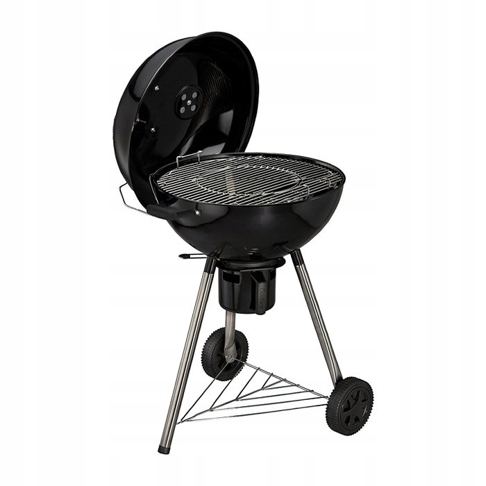 GRILL WĘGLOWY KULISTY OGRODOWY Z POKRYWĄ i RUSZTEM ENDERS CALDERAPRO 53,5cm Szerokość grilla 68 cm