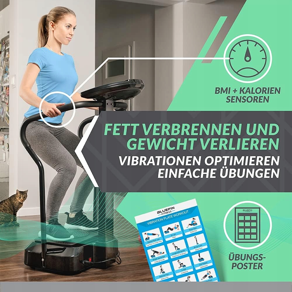 Віброплатформа Bluefin Фітнес Vibration Plate Pro Модель Вид вібраційна платформа