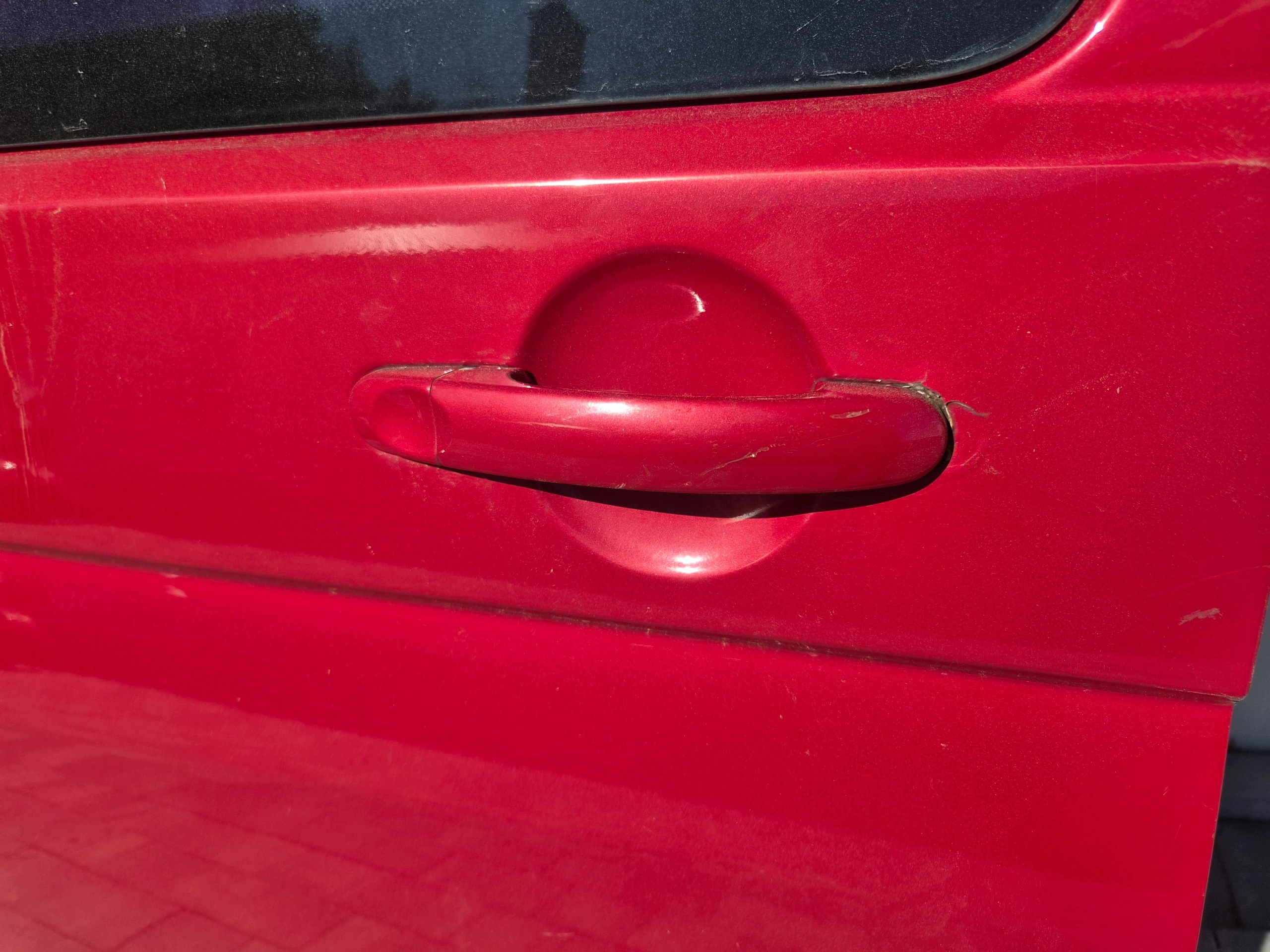VW T5 T5 LIFT T6 door sliding right red