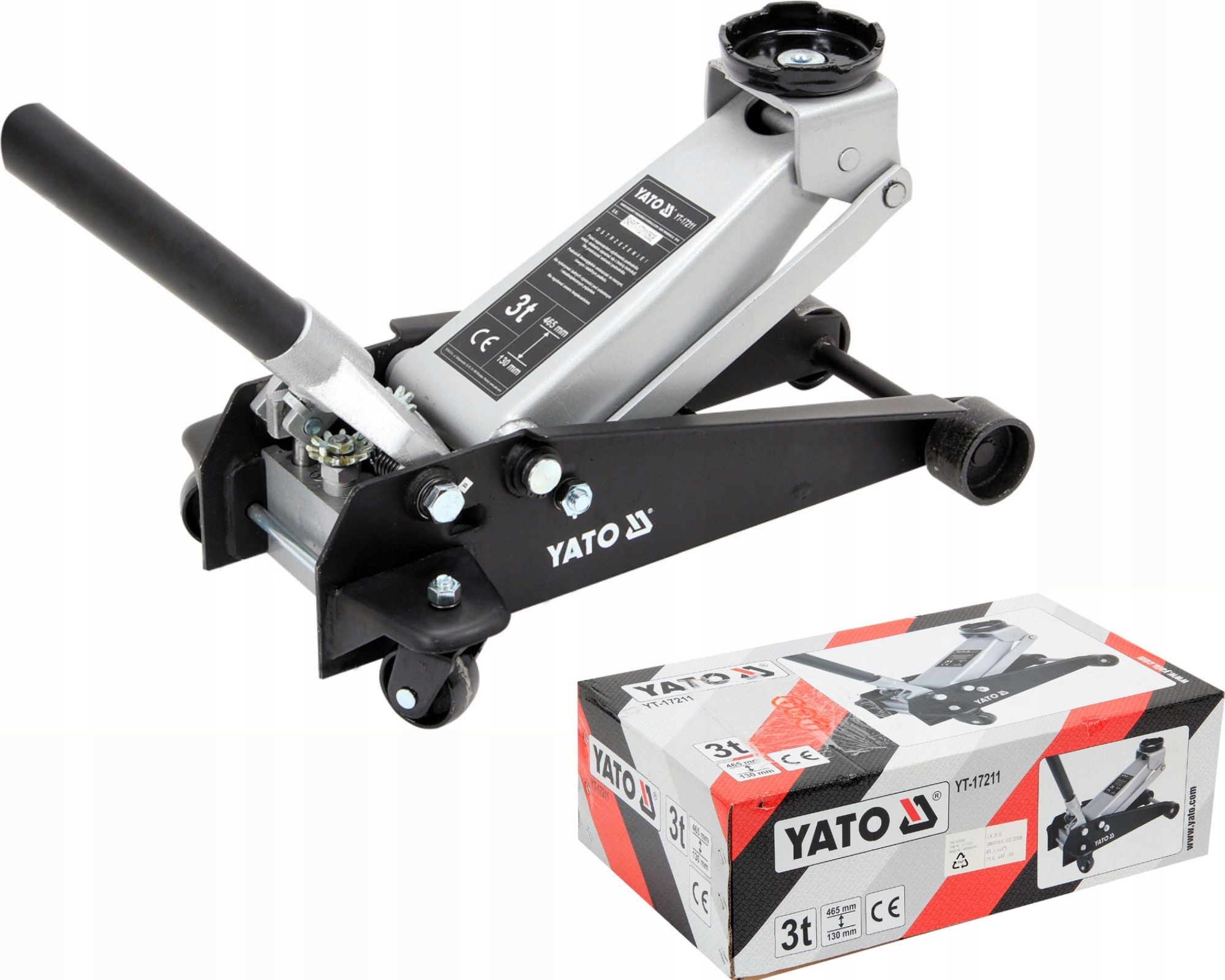 

Podnośnik Hydrauliczny Lewarek Żaba 3 Tony Yato