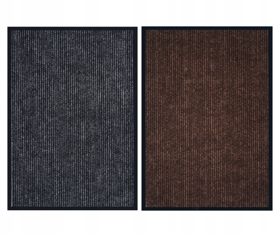 Rohožka do domu pro firmy pod dveře Monet Gumová Šedá Hnědá 90x150