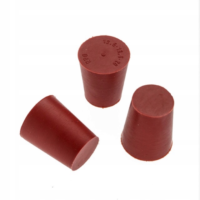 

Korek gumowy fi 12/8 mm, h 20 mm czerwony