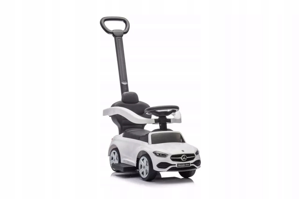 Jeździk z Pchaczem Mercedes 3w1 Biały. Lean Toys