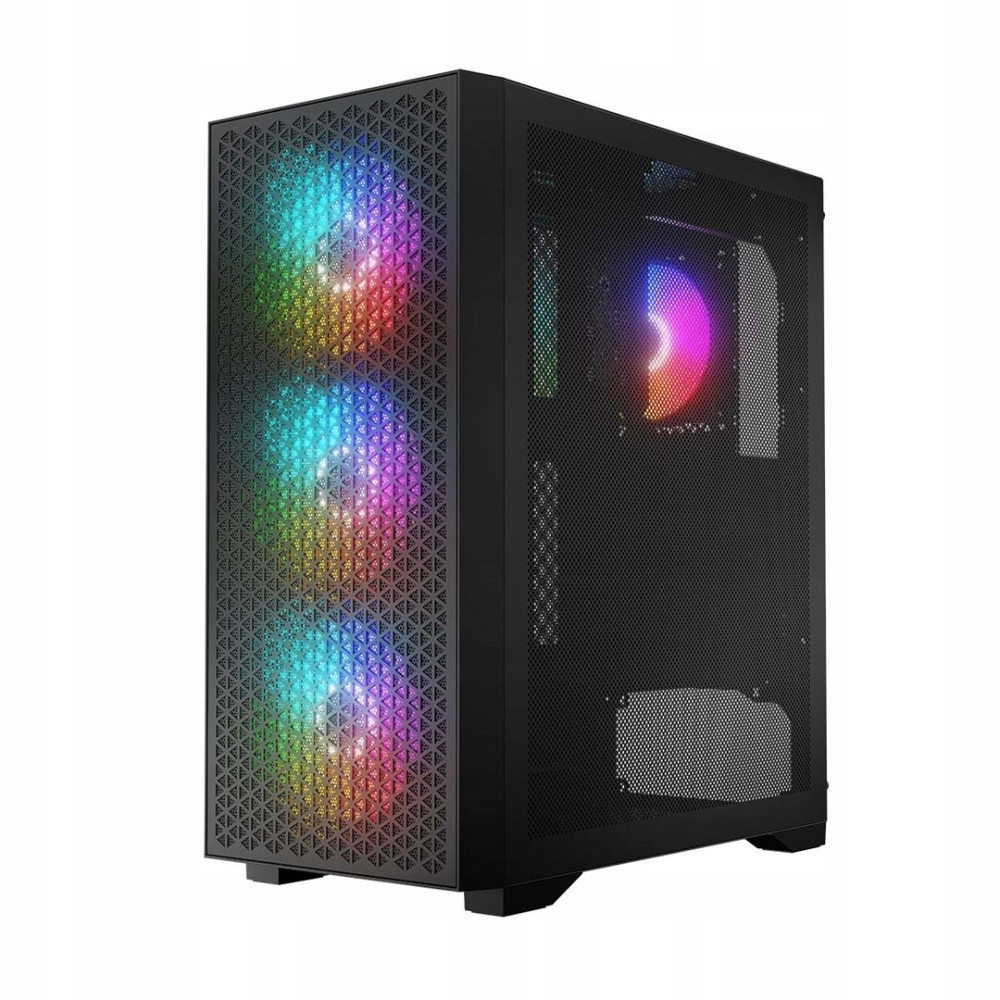 Logická Počítačová Skříň Dart Pro Argb MIDI Usb Type-c Černá
