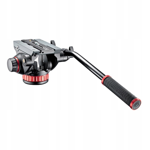 Manfrotto MVH502AH głowica video (płaska baza, udźwig 10kg, płytka