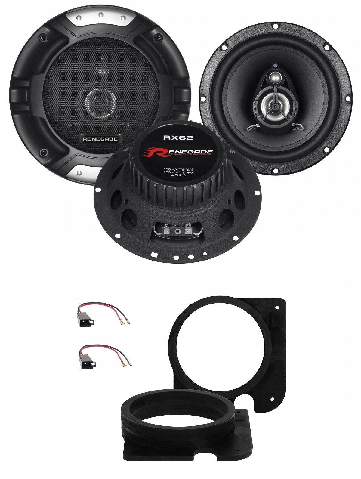 Automobilové reproduktory 165 mm Renegade RX62 Vw Golf 3 III Vento Predné dvere