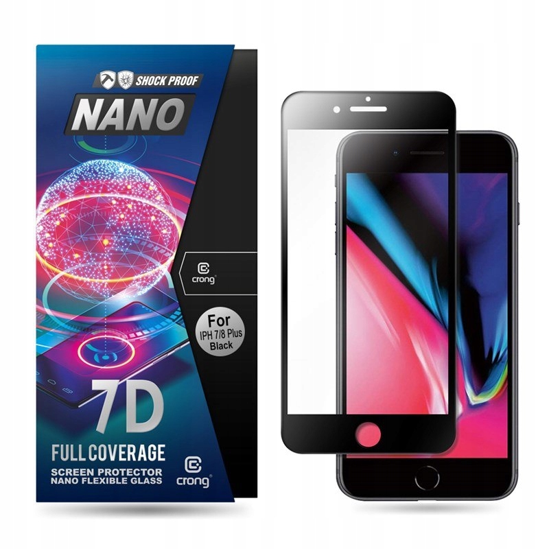 

Crong 7D Nano Flexible Glass - Szkło hybrydowe 9H