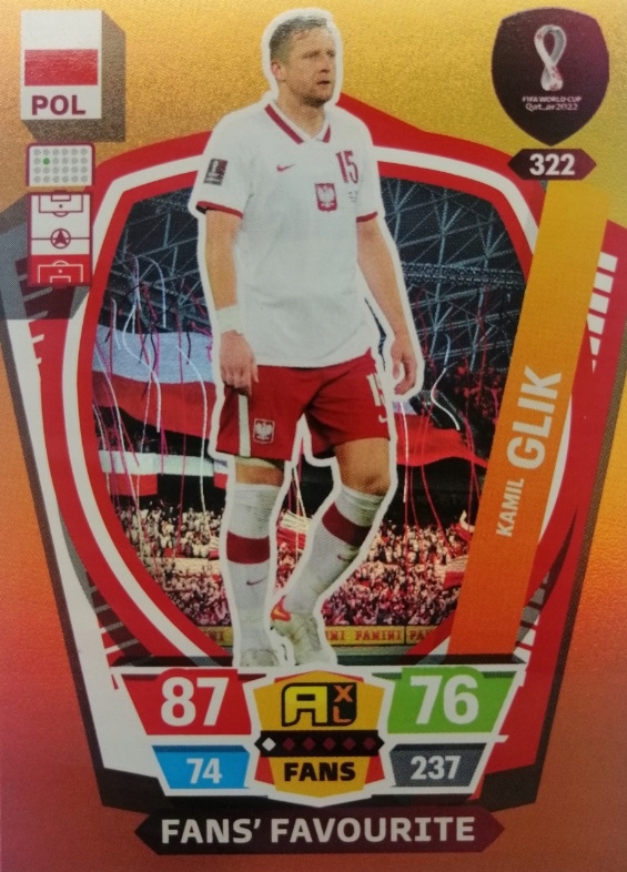 World Cup Qatar 2022 Fans Favourite 322 Glik