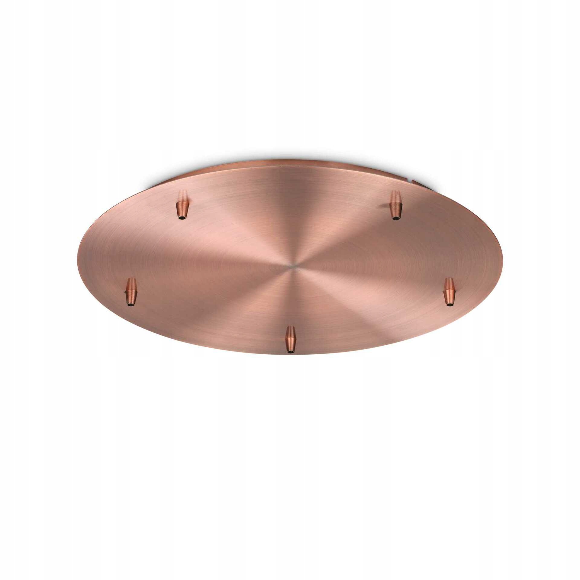 Stropná rozeta Ideal Lux 5 svetiel meď kov 460mm
