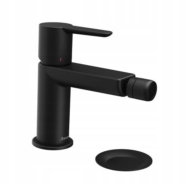 Ravak Puri bidetová batéria s zátkou C-C čierna matná Pu 055.20BL X070189