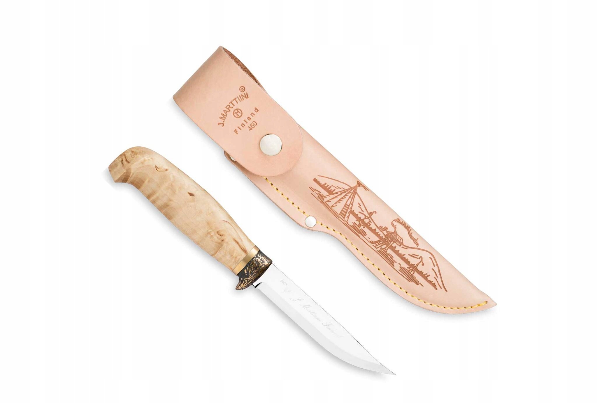 Noż Wędkarski Marttiini Deluxe Lynx Bronze 22cm