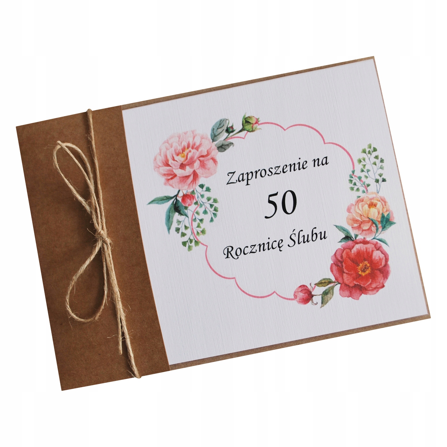 GOTOWE ZAPROSZENIA na ROCZNICĘ ŚLUBU UZUPEŁNIENIA