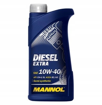 

Mannol 10W40 1L. Diesel Extra 7504-1