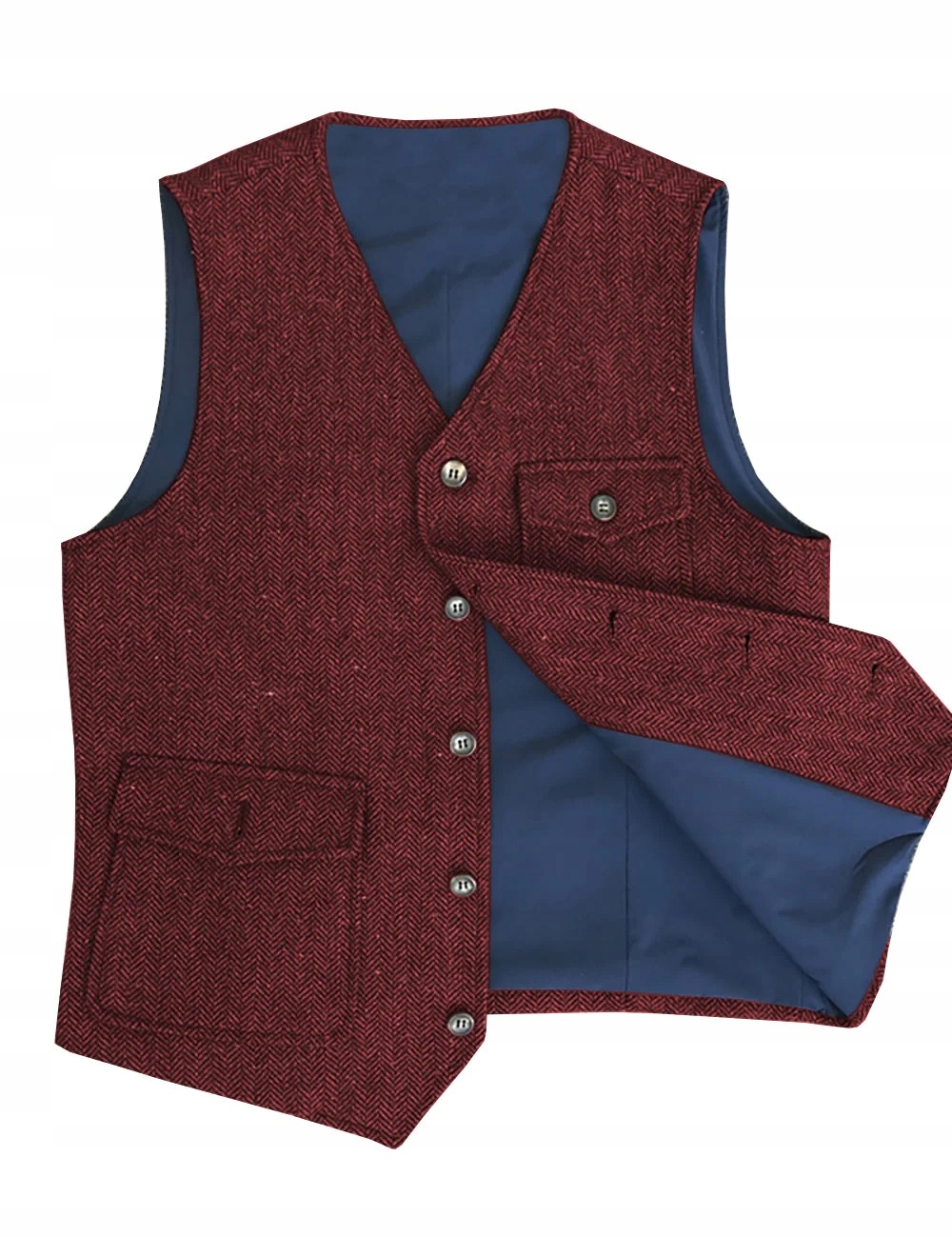 Men Vest Suit for Men Male Classic Mens Vest Black Kod producenta weizai