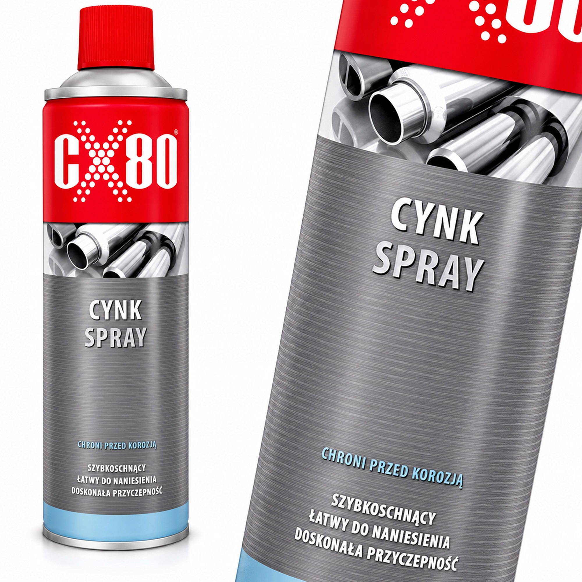 CX80 Cynk Spray Ochrona Przed Korozją Rdzą Powłoka antykorozyjna 500ml