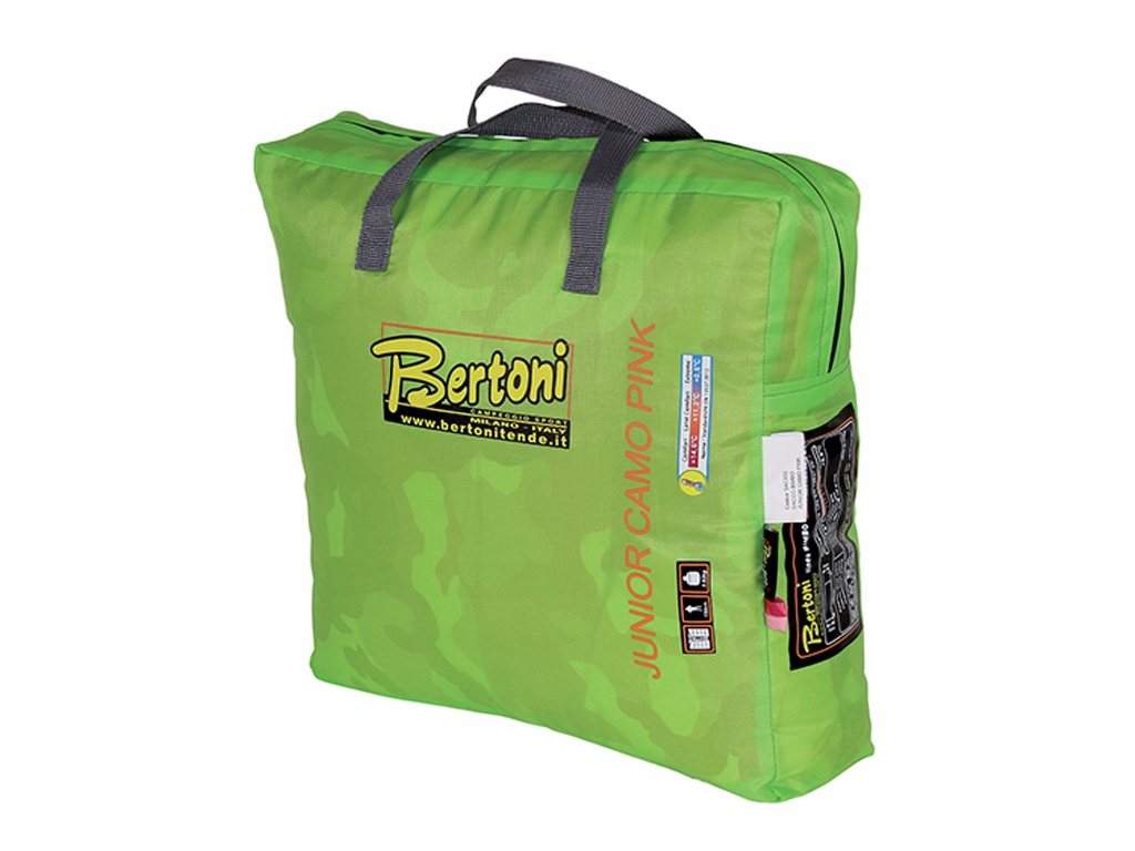 BERTONI ŚPIWÓR KOŁDRA EASY NYLON APPLE 190x75 Kolor dominujący odcienie zieleni