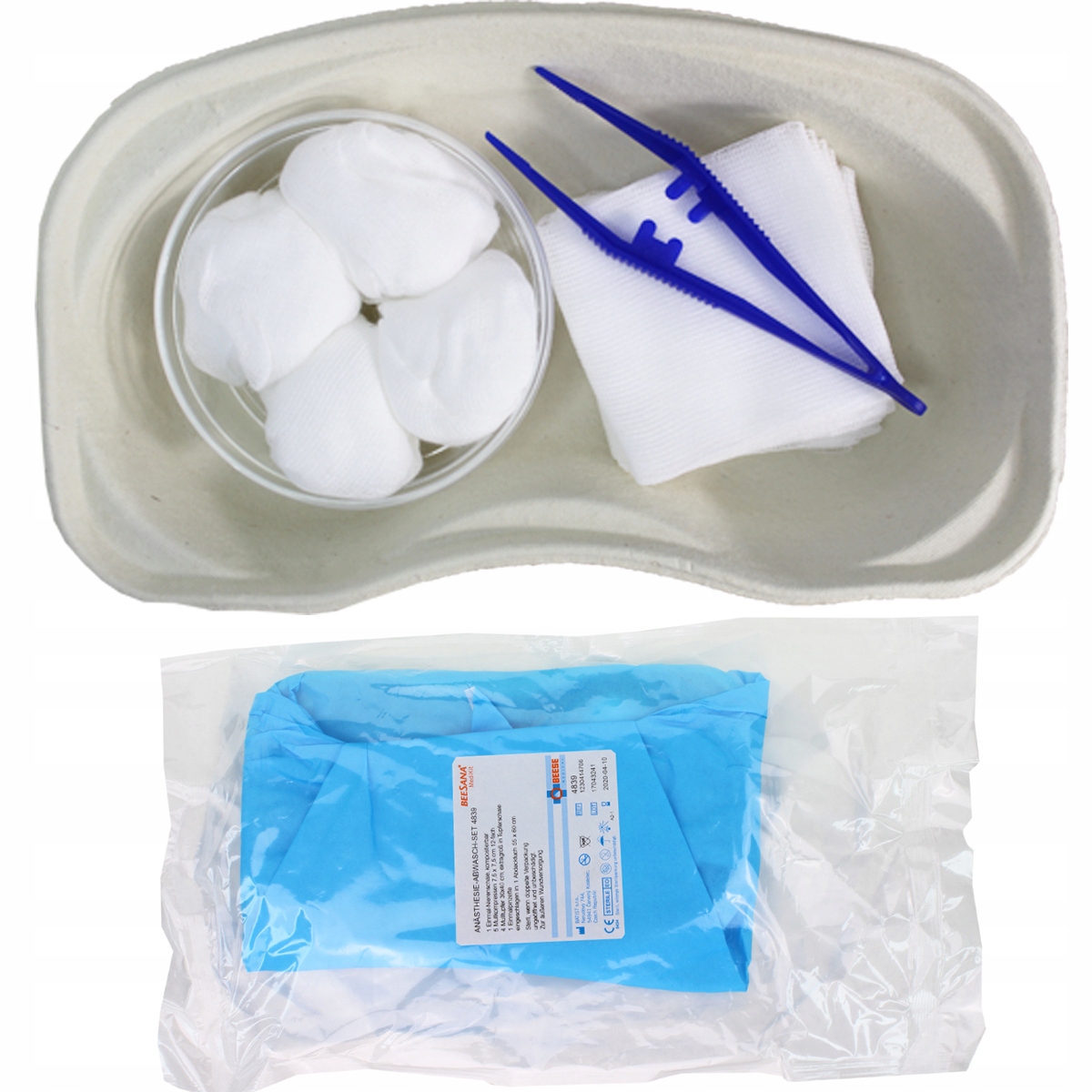 

Zestaw Anastezjologa Kompresy Jałowe Gaza Pęseta