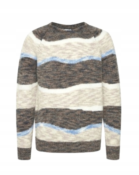 Pánský Svetr Casual Friday Odstíny Béžové Regular Fit 20504797 vel. XL