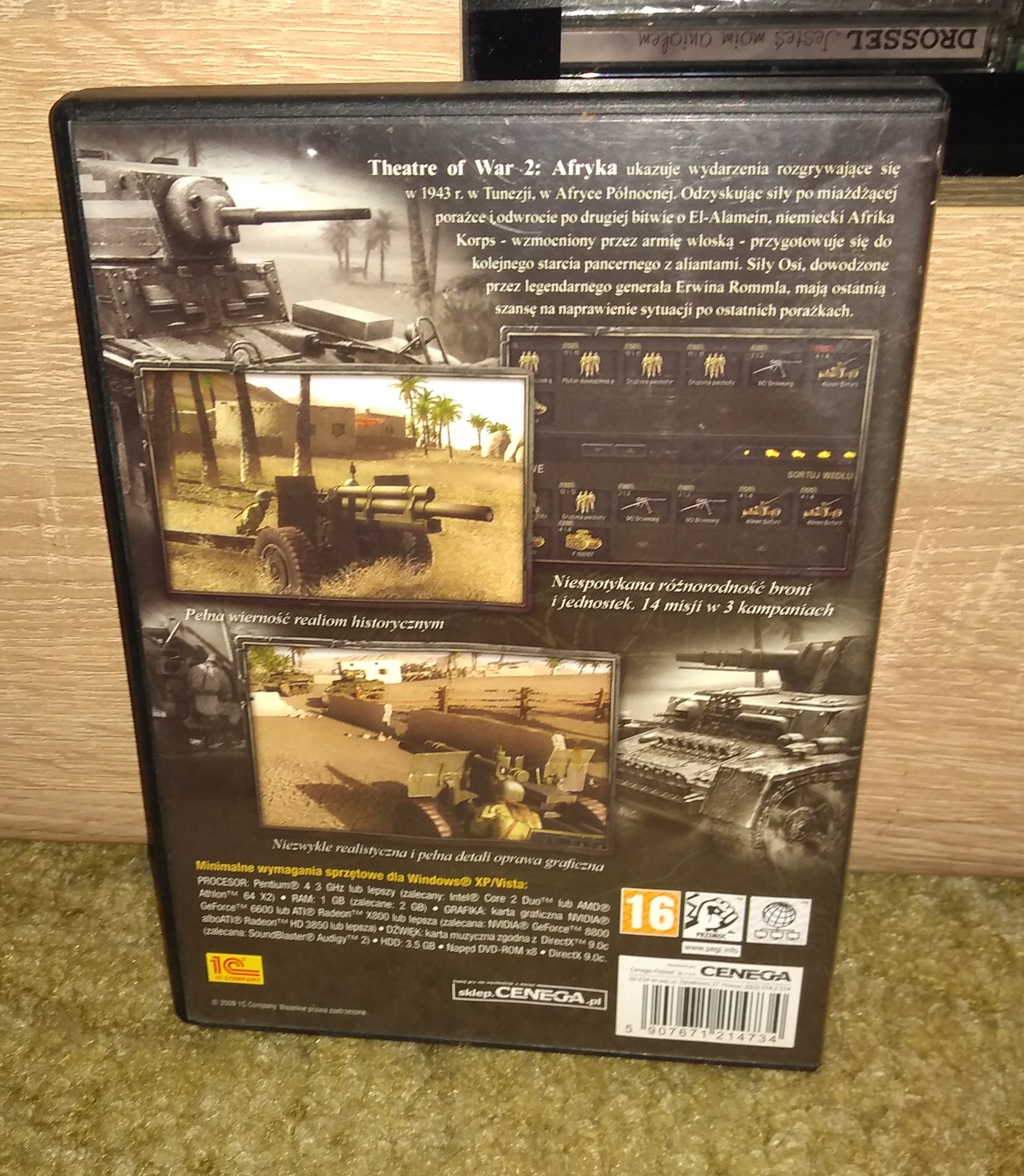 THEATRE OF WAR AFRYKA 2 / PC / PL / BDB / Wersja gry pudełkowa