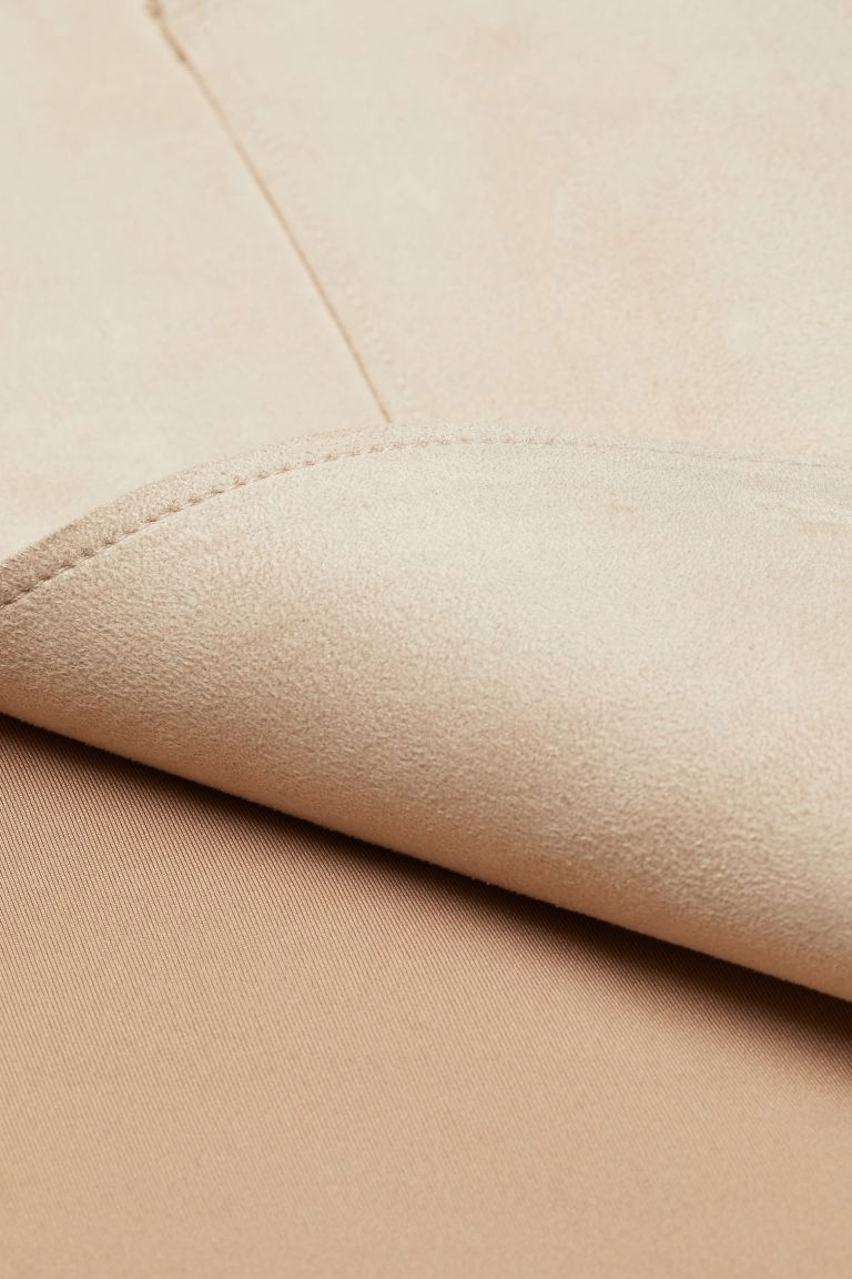 H&M 38 M Płaszcz z imitacji zamszu ZAMSZOWY Marka H&M