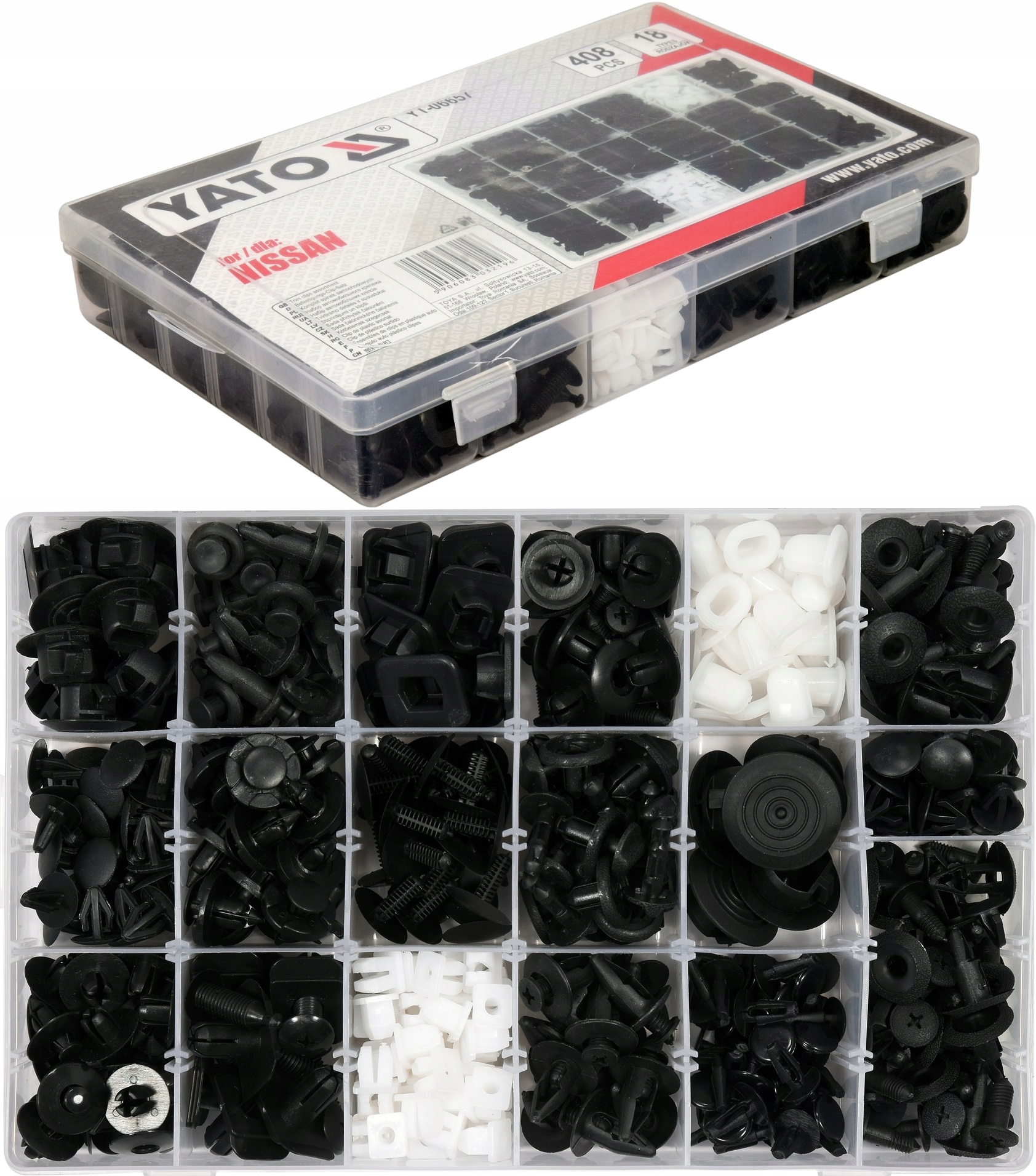 

Komplet Spinek Samochodowych Nissan 408 Szt Yato