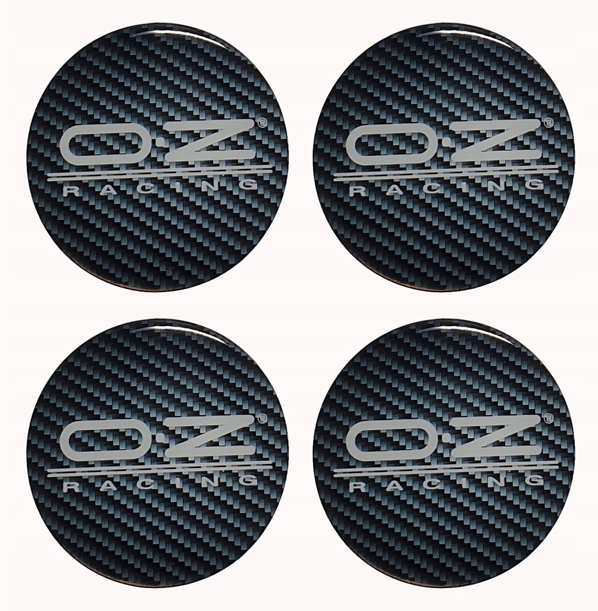 Naklejki Na Felgi Kołpaki Dekielki Oz Racing Carbon 50 56 60 MM