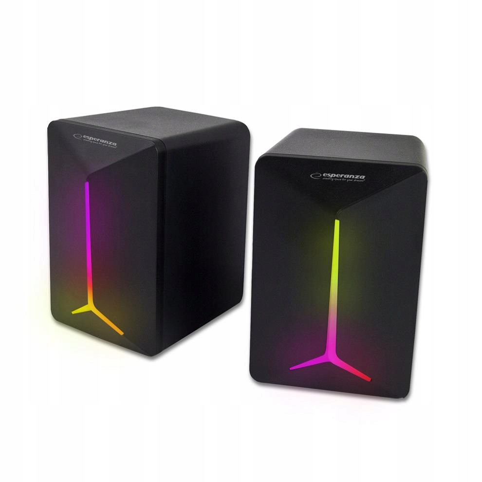 Esperanza Głośniki Komputer Laptop Usb Do 2.0 Led Rainbow Frevo EGS105