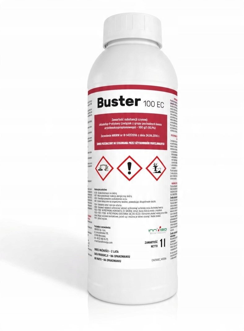

Buster 100 Ec 1 L Innvigo chizalofop-P- etylowy