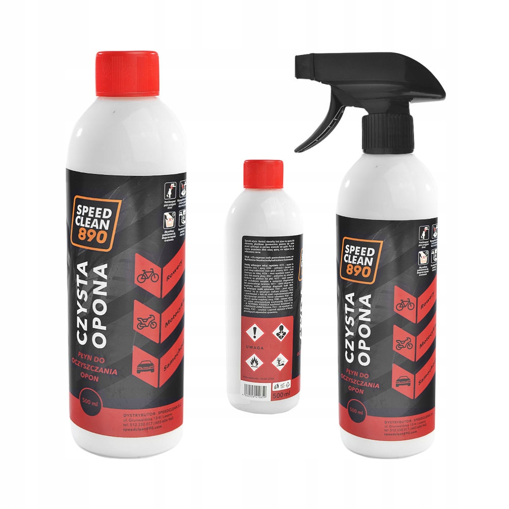 

Płyn do czyszczenia opon Speedclean 500 ml