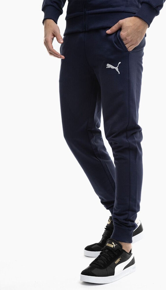 Pánské Kalhoty Puma Team Goal Casuals Tmavě Modré 658598 06 vel. S