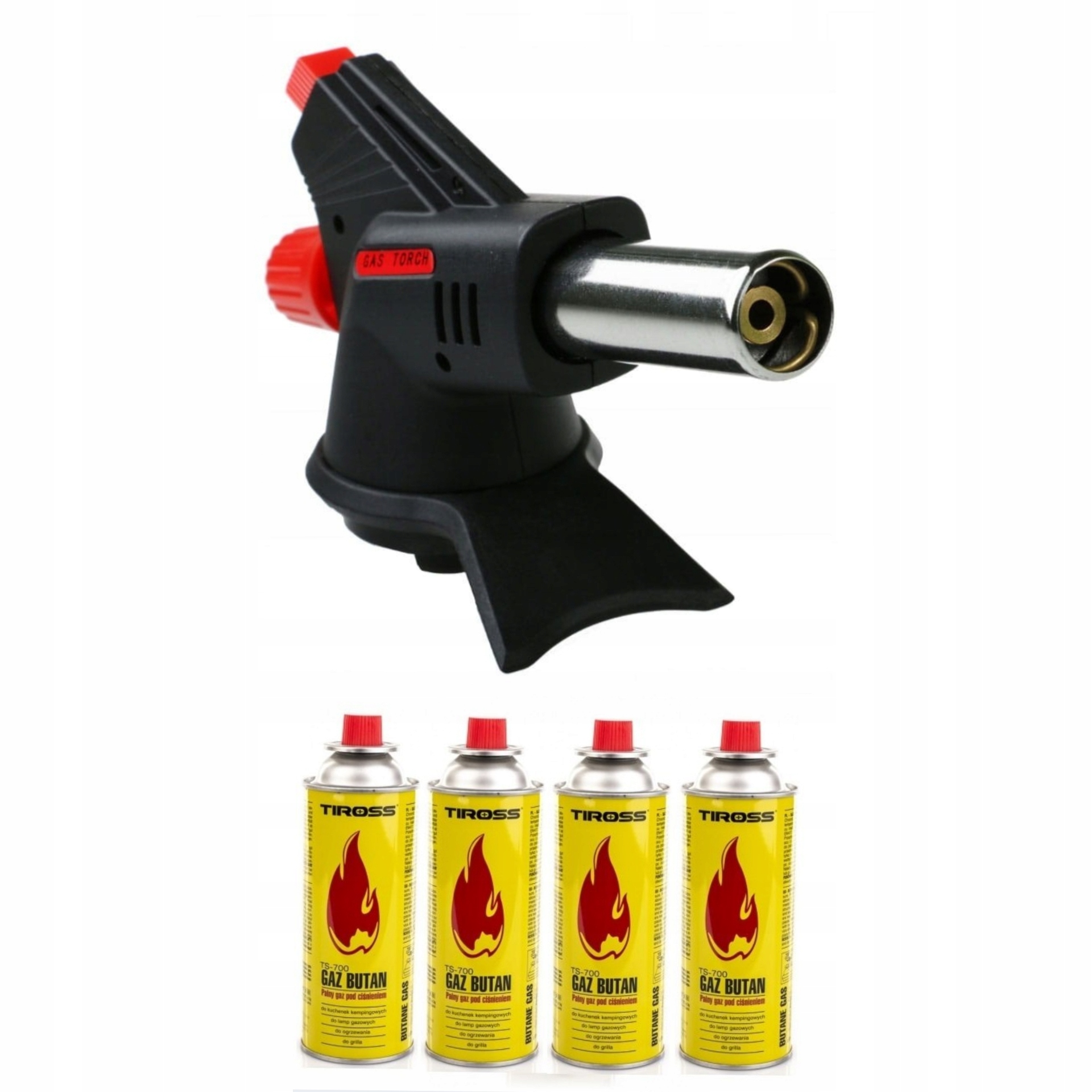 

Palnik gazowy lutlampa tiross TS-705 +4kartusze