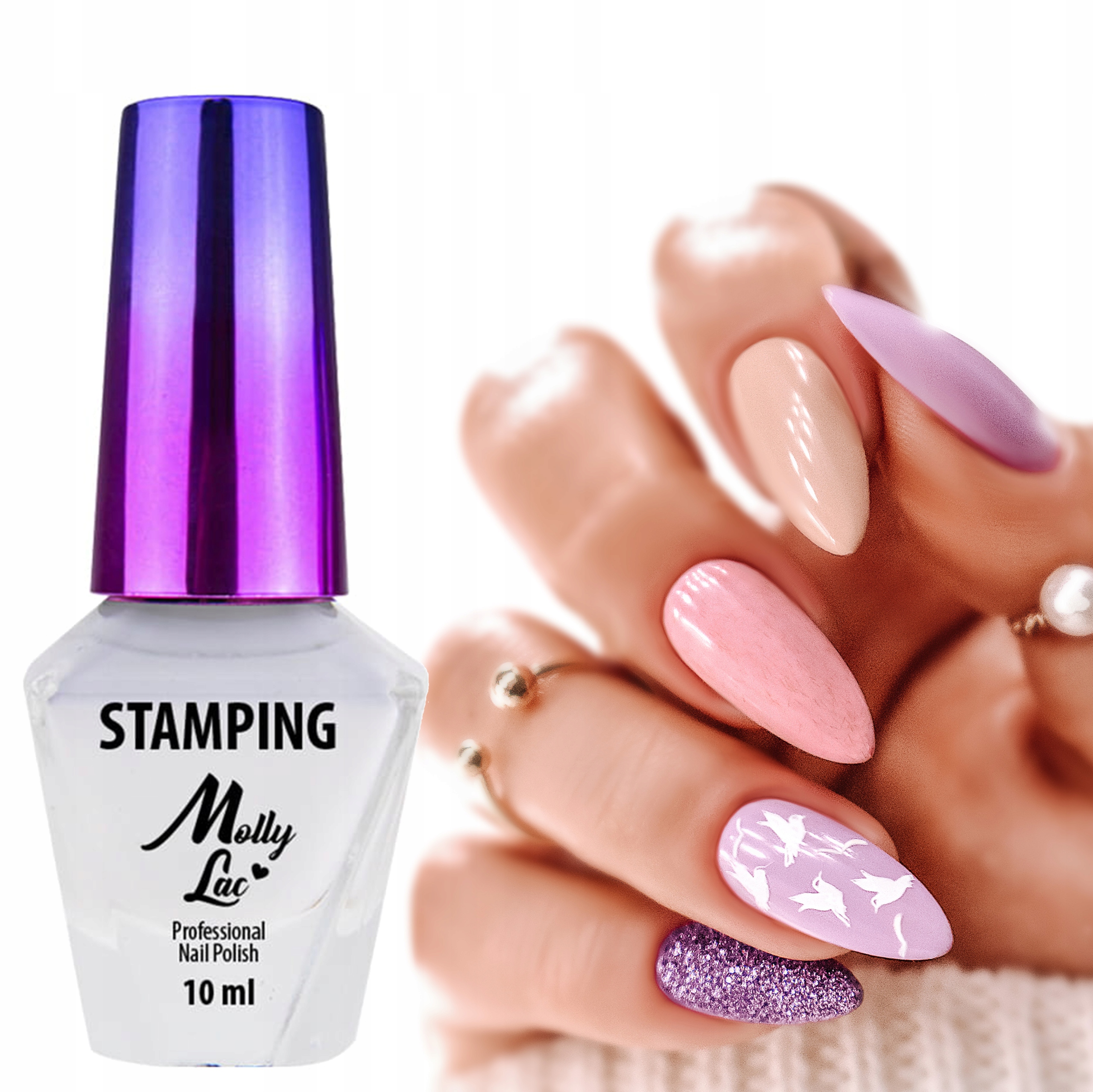 

Lakier Do Stempli Zdobień Molly Lac 10 ML