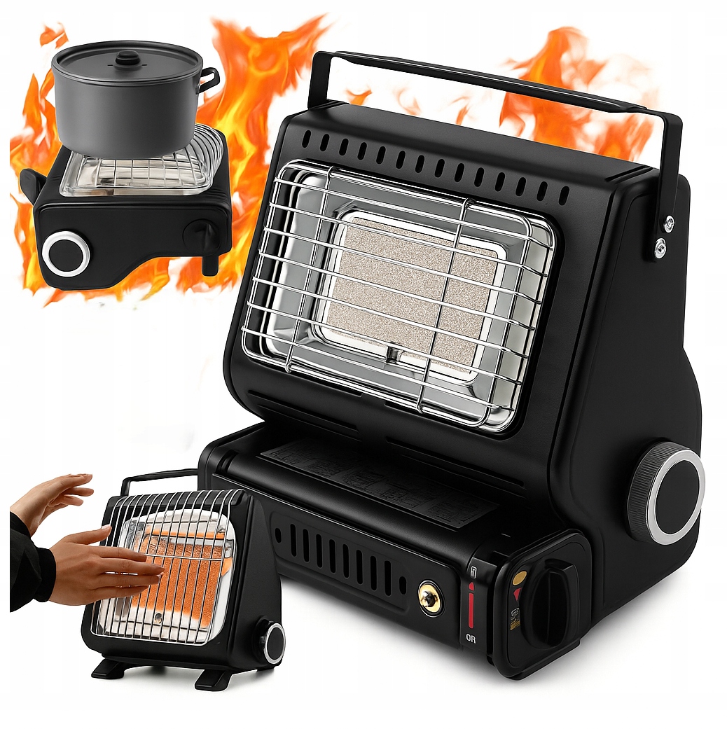 Piecyk Turystyczny 2W1 Kuchenka/grzejnik Przenośny Kraft&dele Solidny