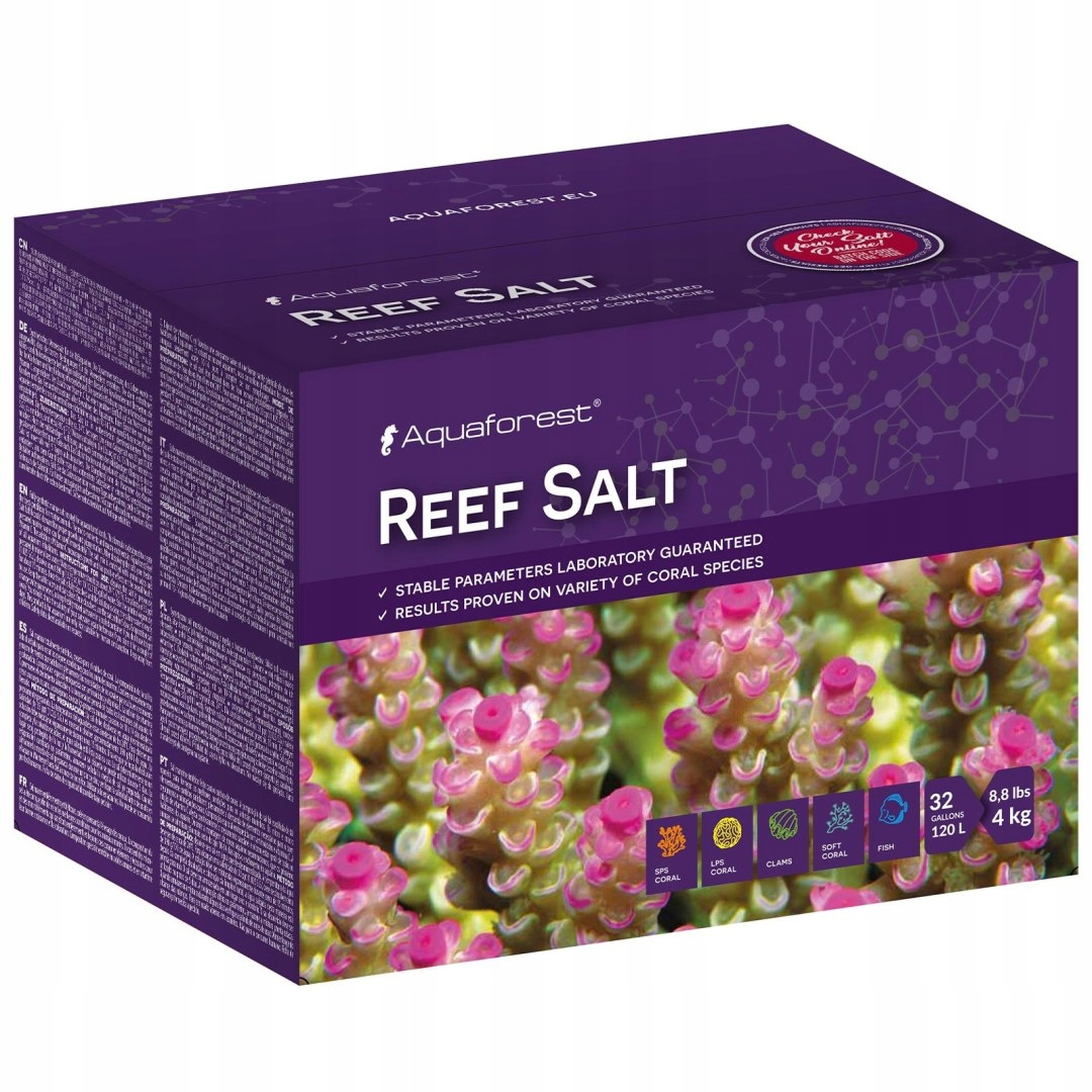 Levně Aquaforest Reef Salt 4kg Box sůl mořská akvaristika