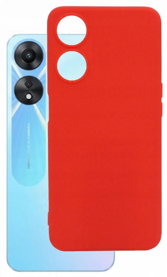 

Etui Jelly Case do Oppo A78 5G czerwone Matt