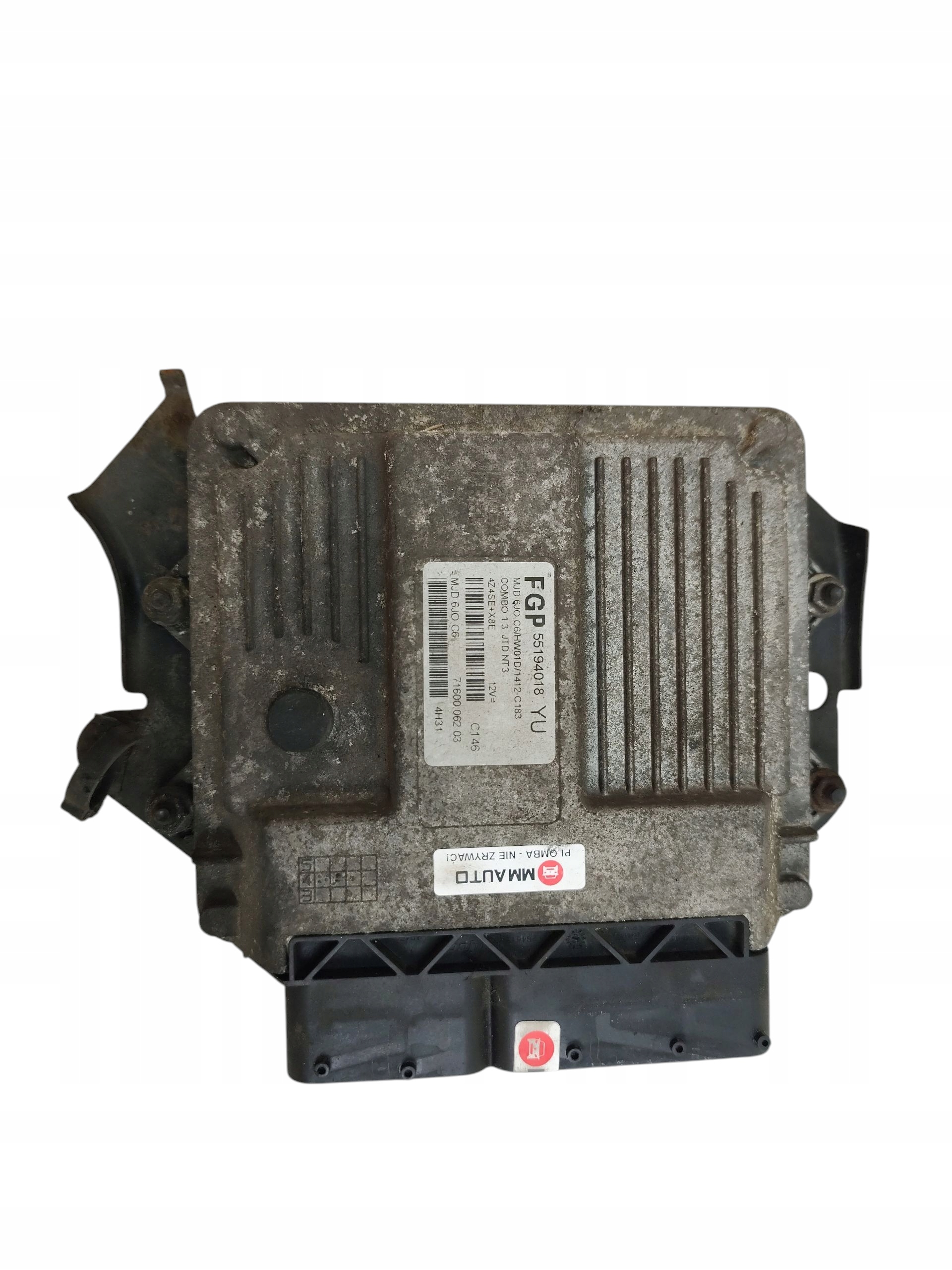 computer control unit of the engine OPEL COMBO C 1.3 CDTI 55194018