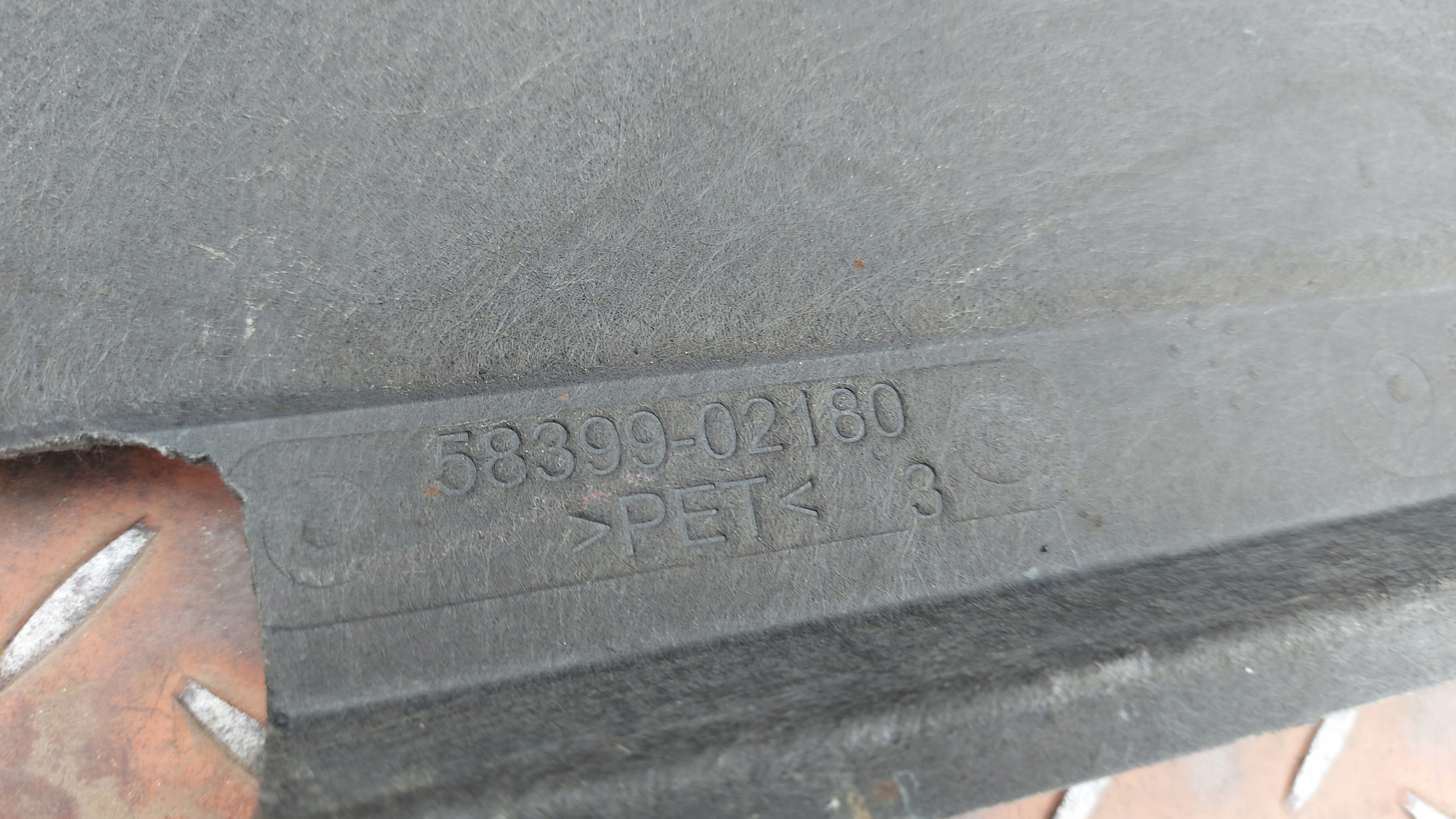 cover below bumper chassis rear rear part TOYOTA COROLLA E21 KOMBI 19