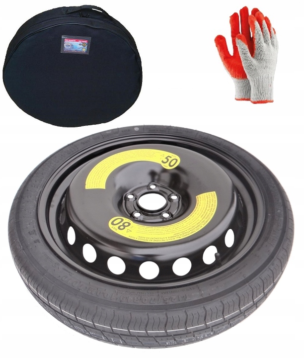 nové Dojezdové Kolo 125/70 R18 Škoda Octavia IV (2020-) Pouzdro