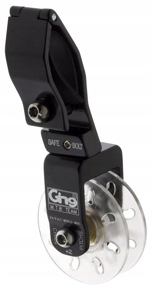 Napinacz łańcucha na ramę czarny do 1-rzędowych napędów MT-85 (CH-09) black