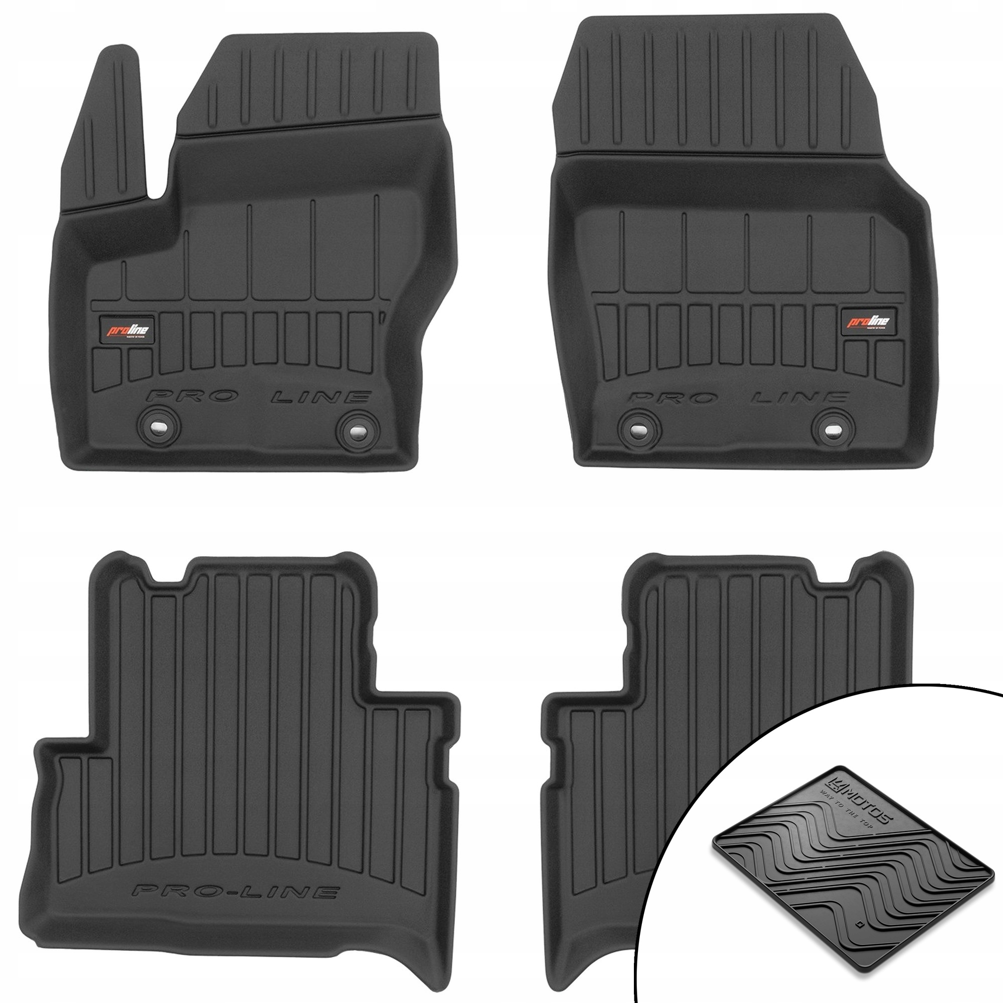 3D gumové koberce Ford C-Max II 2010-2019 podložka bonus