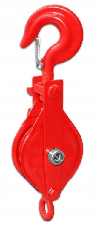 Bloczek do lin BUDOWLANY POJEDYNCZY STALOWY KORPUS COMPACT 100 mm