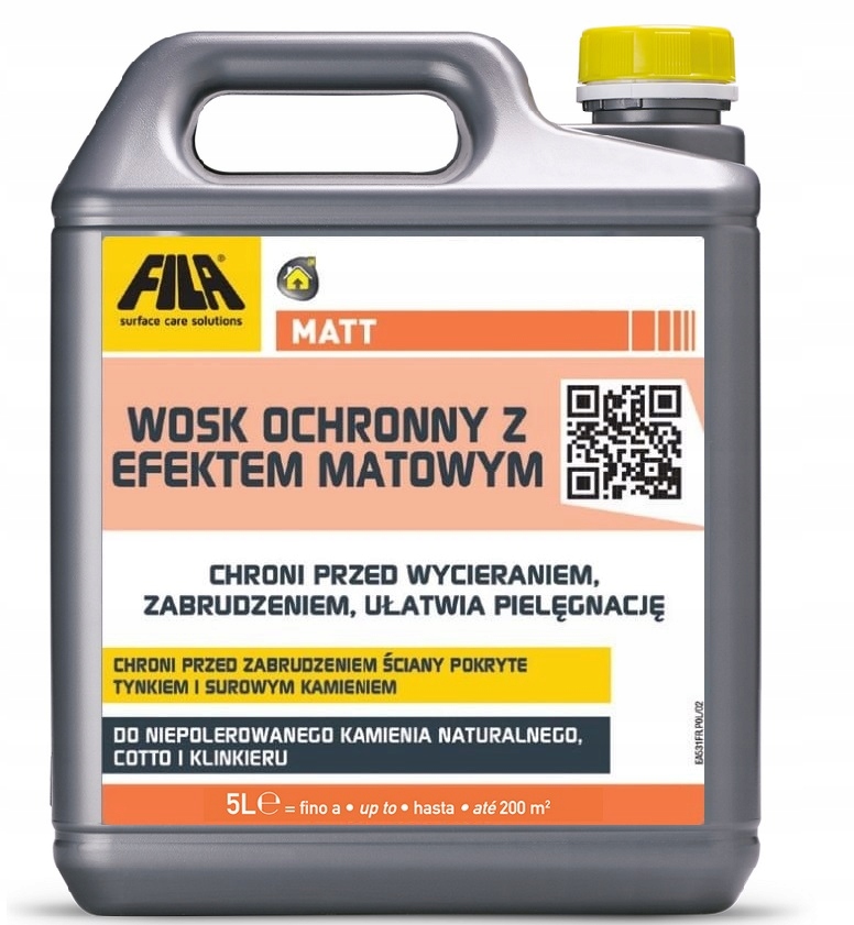 Fila Matt wosk ochronny z efektem naturalnym 5L ochrona do betonu kamienia